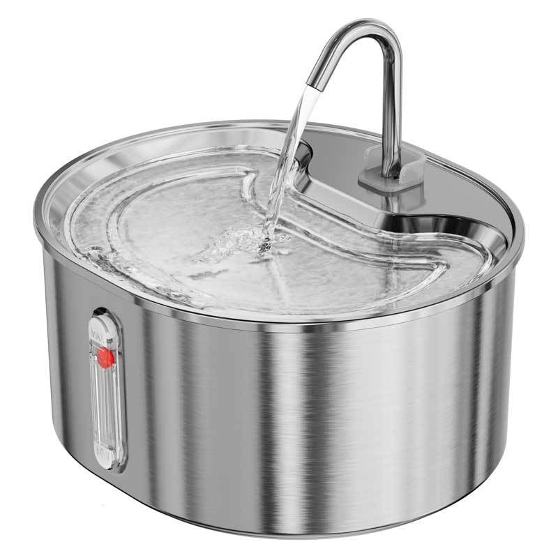 Stainless Steel Automatic Circulating Fountain Cat Water Dispenser