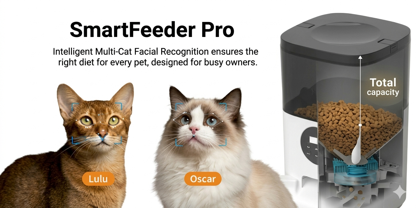Intelligent Automatic Feeder For Pet Cats And Dogs