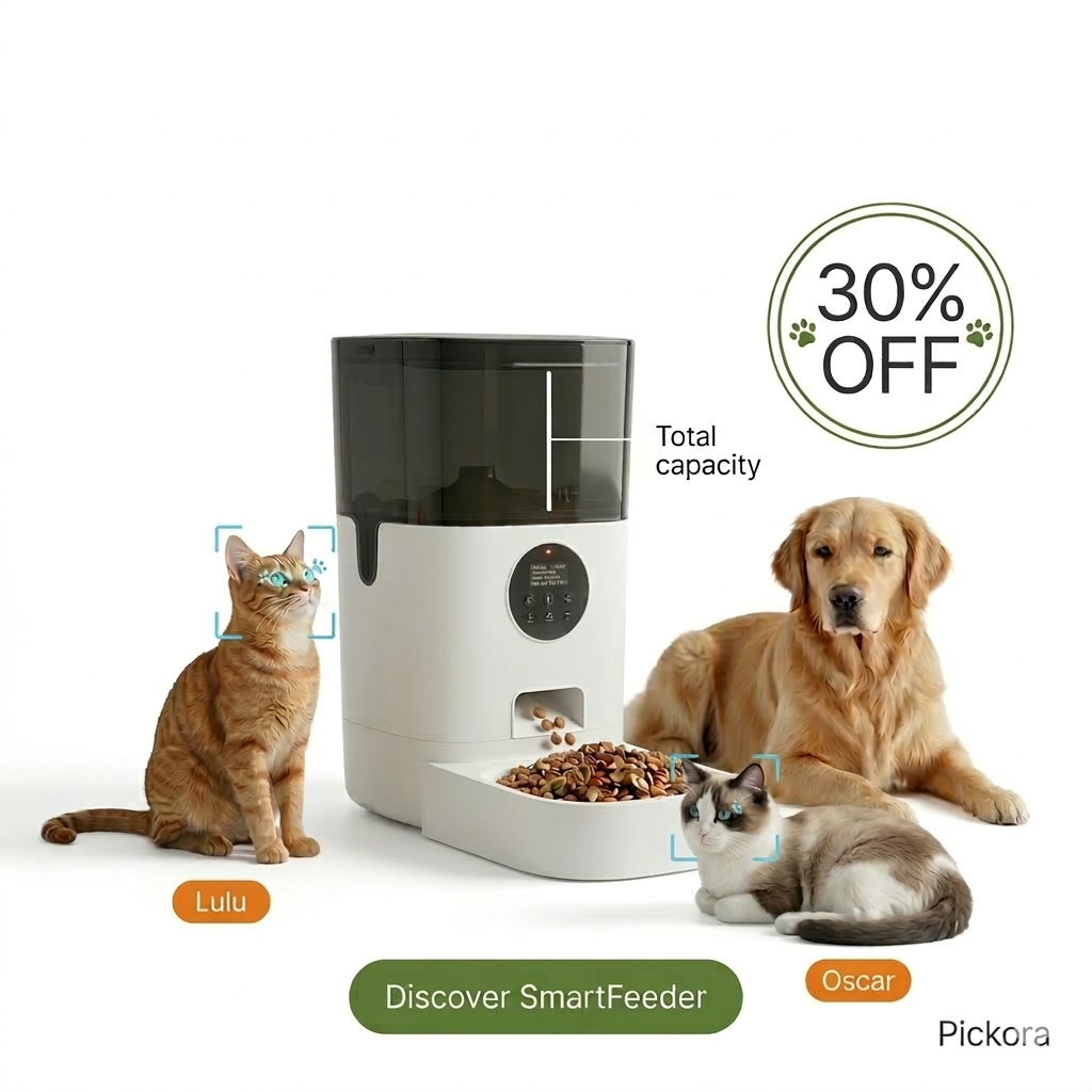 Intelligent Automatic Feeder For Pet Cats And Dogs