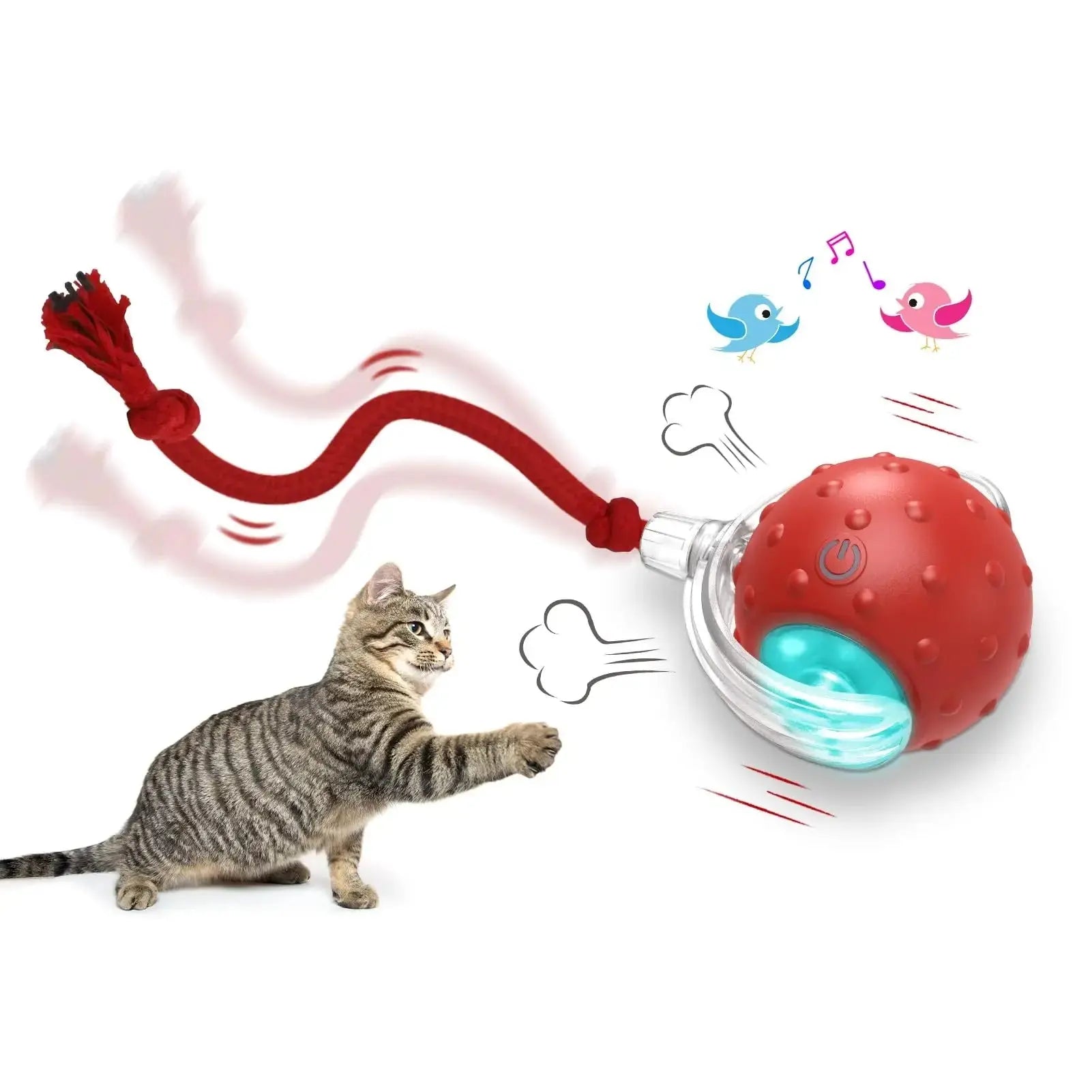 Interactive Cat Toy Ball Super Drive Cat Rolling Ball My Store