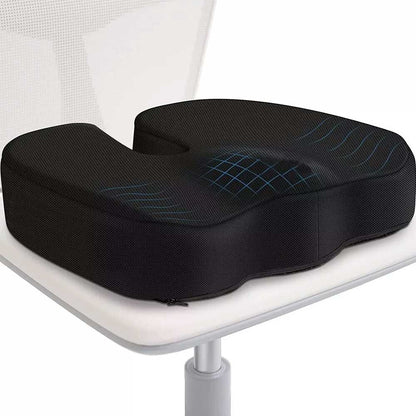 Seat Pillow Coccyx Orthopaedic Back Pain Relief Memory Foam Cushion Practical